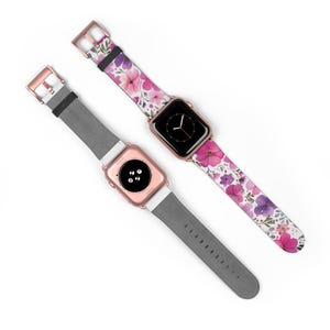 Romantic Wildflowers Apple Watch Band | Stylish and Elegant Floral Strap