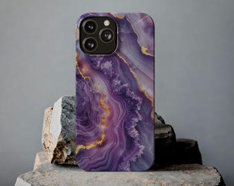 Phone Case | Purple Marble Elegant Phone Case for iPhone 17 Pro Max 16 15 14 13 12 11
