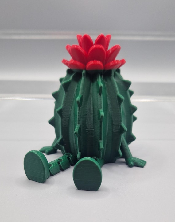 Kaktus mit beweglichen Beinen 3D Druck - Etsy.de