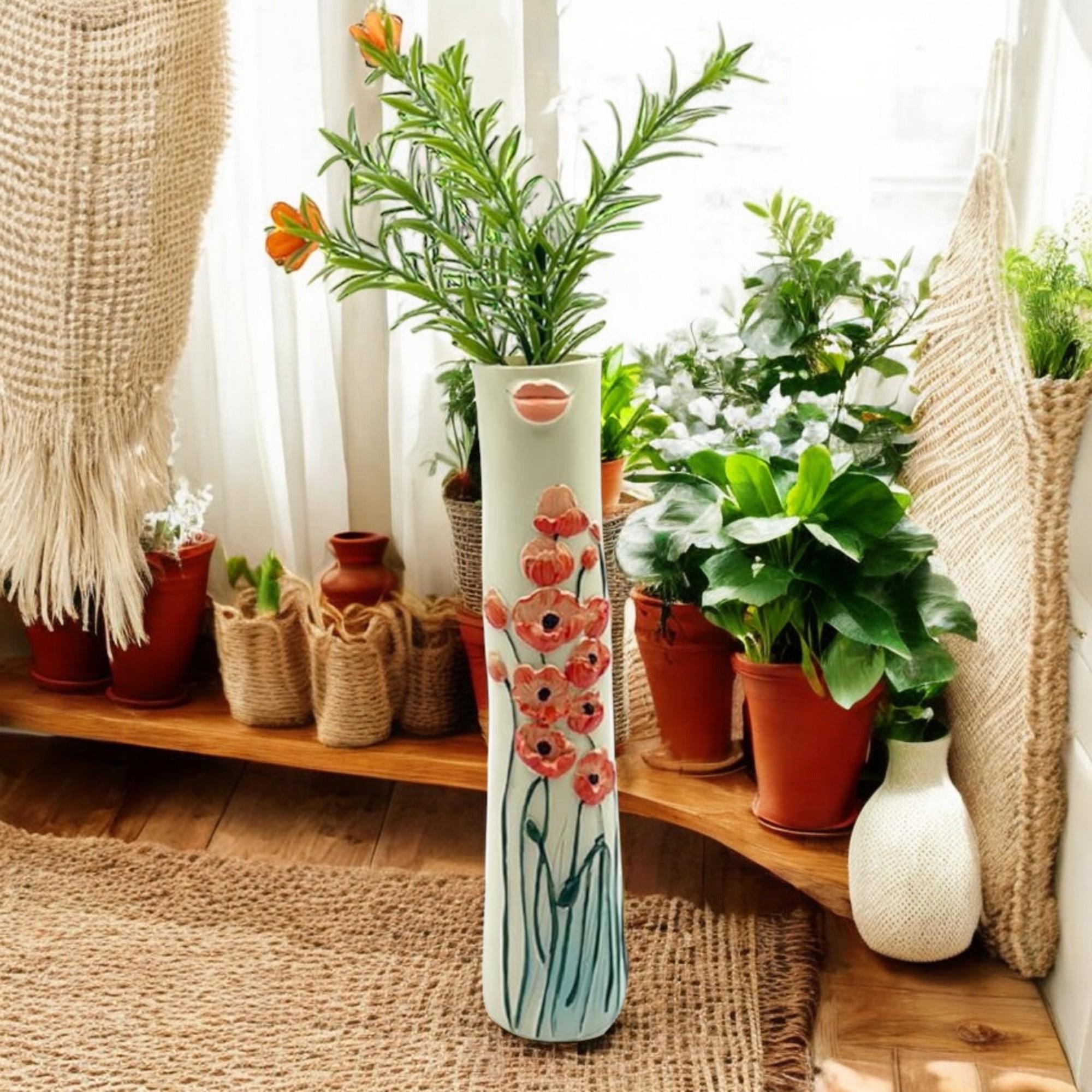 Family Ceramic Bud Vases | Decorative Vases | Handmade Stoneware Face ...