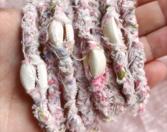 Coquette beachy boho friendship shell bracelet