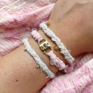 Coquette beachy boho friendship charm bracelet image 3