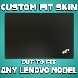 Custom Skin for Lenovo Laptop - Cut to Order - Metallic Vinyl Matches Factory Color - Thinkpad, Yoga, Thinkbook, Ideapad