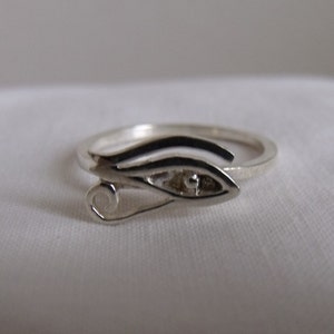 Eye Of Horus Sterling Silver Ring RF322 image 3