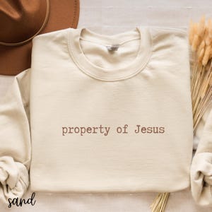Christian Sweatshirt Women Minimalist Jesus Crewneck Faith Based Sweater Mom Christian Apparel Inspirational Shirt Christian Gift For Her