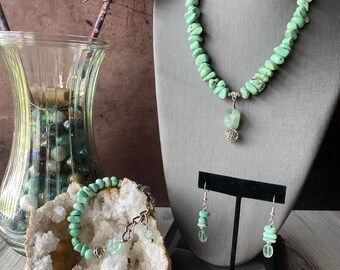 Artisan Fluorite & Gemstone Necklace
