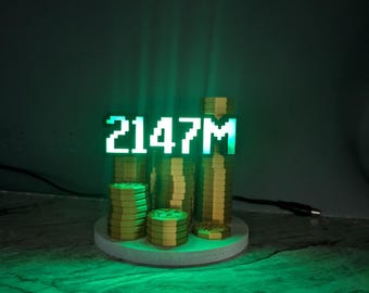 OSRS Generic Max Gold Stack LED Desk Lamp