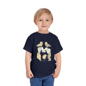 Cute Owl Toddler Tee - Perfect for Nature Lovers, Animal Enthusiasts, Kids Family Gifts, Eco-Friendly Apparel, Everyday Wear