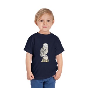 Whimsical Owl Toddler Tee, Cute Toddler T-Shirt, Baby Gift Idea, Owl Theme Apparel, Kids Short Sleeve Shirt, Family Party Outfit