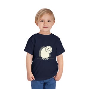 Cute Owl Toddler Tee, Adorable Kids T-Shirt, Owl Lover Gift, Nature-Inspired Child&#39;s Apparel, Everyday Wear, Playtime
