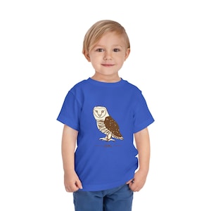 Adorable Owl Toddler Tee | Cute Kids T-Shirt for Nature Lovers, Baby Shower Present, Everyday Wear, Owl Lovers