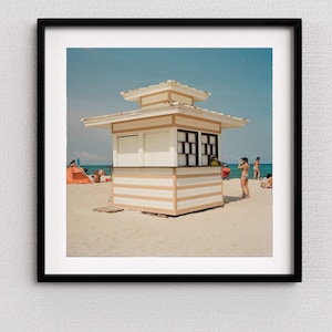 Snack Shack / Miami Beach Lifeguard Towers / Art Deco / Film Photography / Digital Prints / Fine Art / Home Decor / South Beach / Kodak Gold
