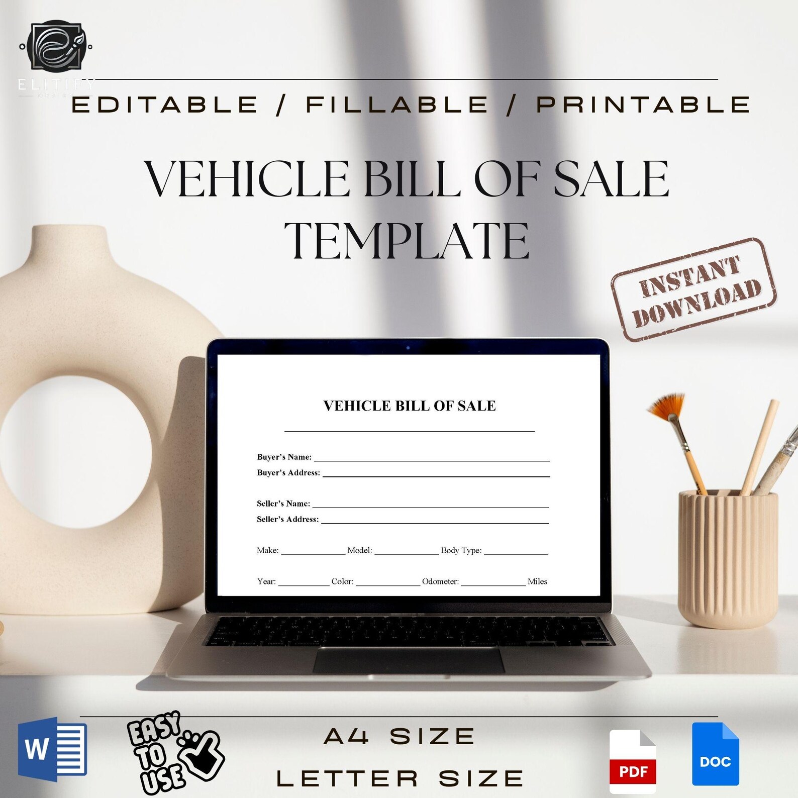 How to write a bill of sale
