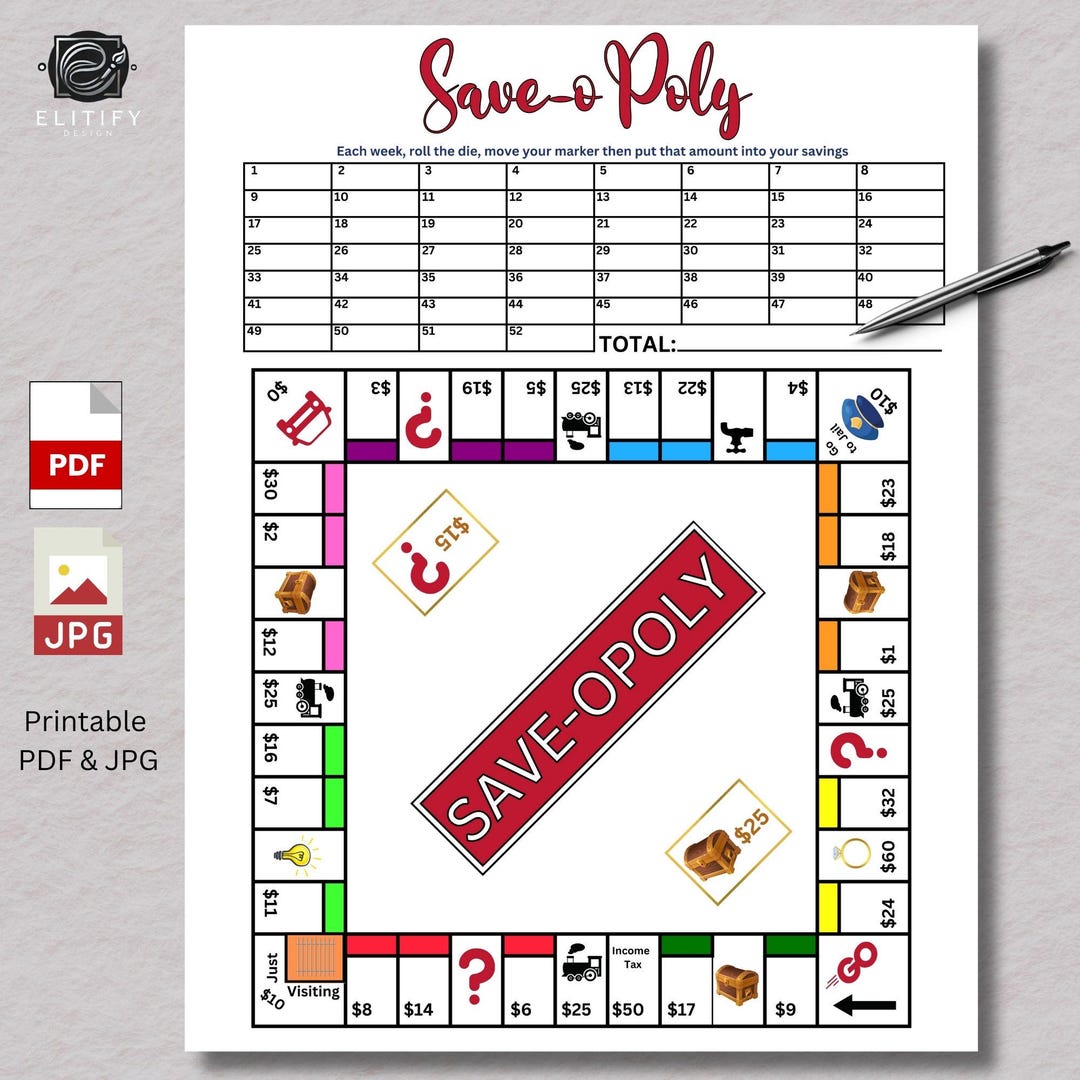 2025 Saveopoly Savings Challenge - Il 1080xN.6616949747 L69y 