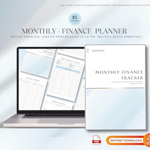 Finance Journal, Pocket Money Tracker Notebook, Budget Planner, Expense Organizer, Financial Gift