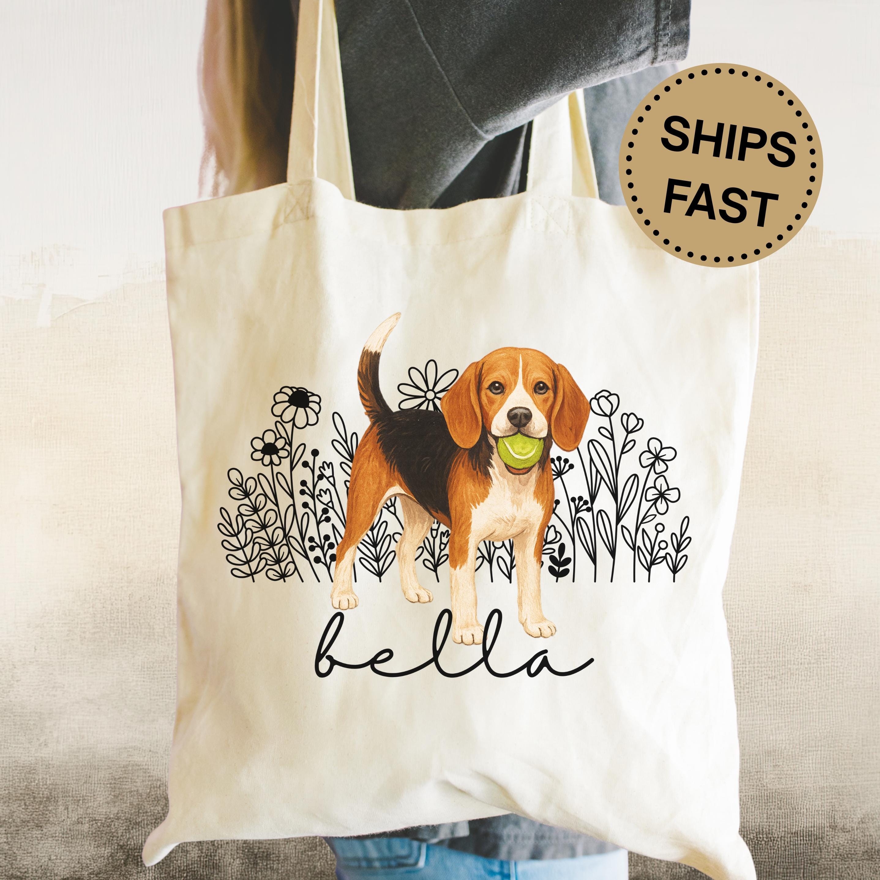 Beagle Tote Bag Gifts For Dog Lovers Print Bags With Dogs On