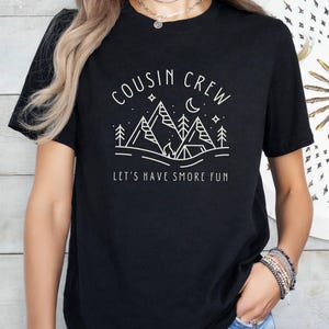 Cousin Crew Camping Shirts, Cousins Family Reunion TShirts, Family Matching Vacation Tee, Cousin Trip, Cousin Birthday Gift, Toddler Shirt