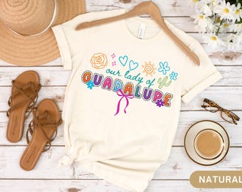 Our Lady of Guadalupe Virgin Mary Shirt, Blessed Mother TShirt, Catholic Gift, Religious Faith Shirt, Latina TShirt Gift for Catholic Mom