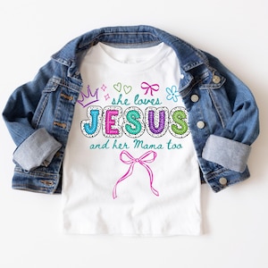 Love Like Jesus Kids Shirt, Jesus Loves Me Toddler Shirt, Christian Faith Tee for Girls, Bible Verse Youth Shirt, Church Outfit