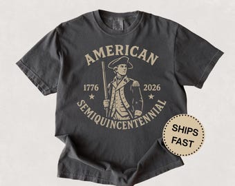 Americas 250 Year Anniversary Comfort Colors USA Shirt, Mens Patriotic T-Shirt, United States 250 Year Semiquincentennial 4th of July TShirt