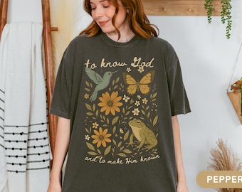 Classical Conversations TShirt Homeschool Mom Shirt Boho Christian Comfort Colors Tee Nature Lover Teacher Mom Shirt Charlotte Mason Tee