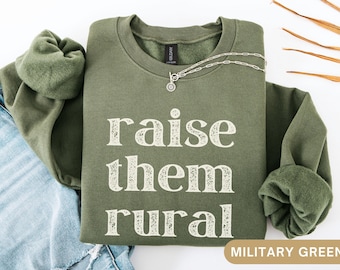 Raise Them Rural T Shirt, Homeschooling Mom Gift, MAHA Country Mama Small Town Farm Wife Tee, Ranch Life Mother's Day Tee, Homestead T-shirt
