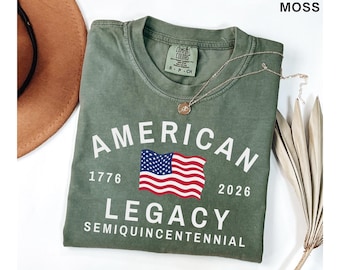 Camiseta Comfort Colors USA comemorativa do 250º aniversário dos Estados Unidos, camiseta patriótica feminina, camiseta comemorativa do 250º aniversário da bandeira dos Estados Unidos.