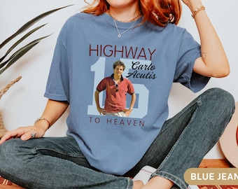 Carlo Acutis Catholic Saint Comfort Colors Shirt, Catholic Gift for Confirmation Girl Boy, Millennial All Saints Day Shirt, Carlo Acutis Tee