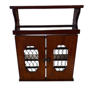 Vintage Farmhouse Spice Rack, for Countertop or Wall Hanging.