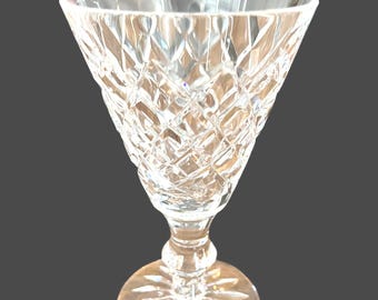 Vintage Waterford Lismore Wine Glasses Set of Six.