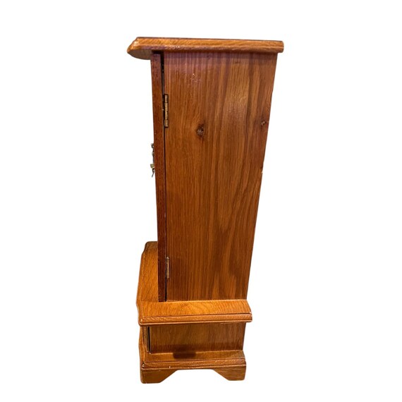 Vintage 80s Jewelry Armoire: for Necklaces, Rings and Drawer. View 4