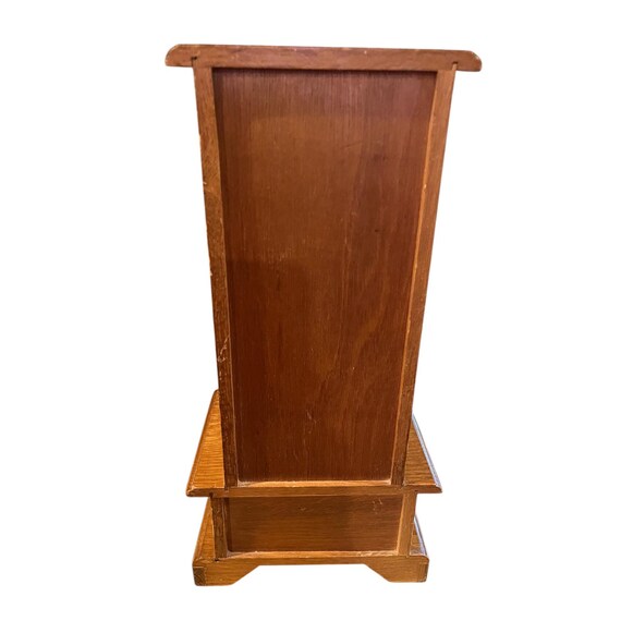 Vintage 80s Jewelry Armoire: for Necklaces, Rings and Drawer. View 3