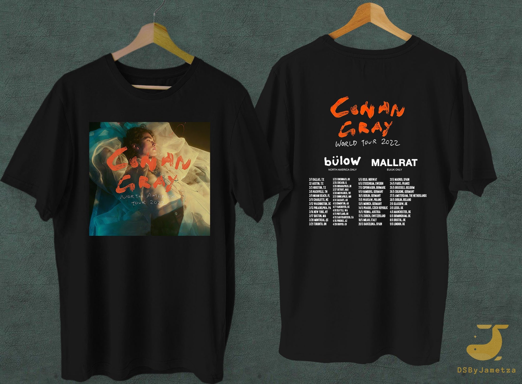 Discover Conan Gray World Tour 2022 Shirt, Conan Gray Shirt, Conan Gray North America Tour 2022 Shirt