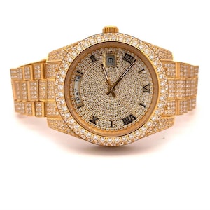 Moissanite Watches, Gold Chains