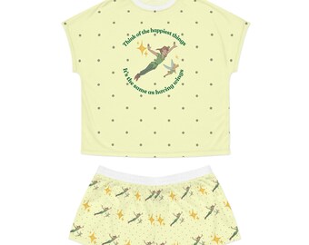 Conjunto de pijama curto feminino (AOP)