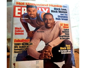 Ebony Magazine Morris Chestnut Shemar Moore APR 2001 Vol LVI No 6 Originalveröffentlichung