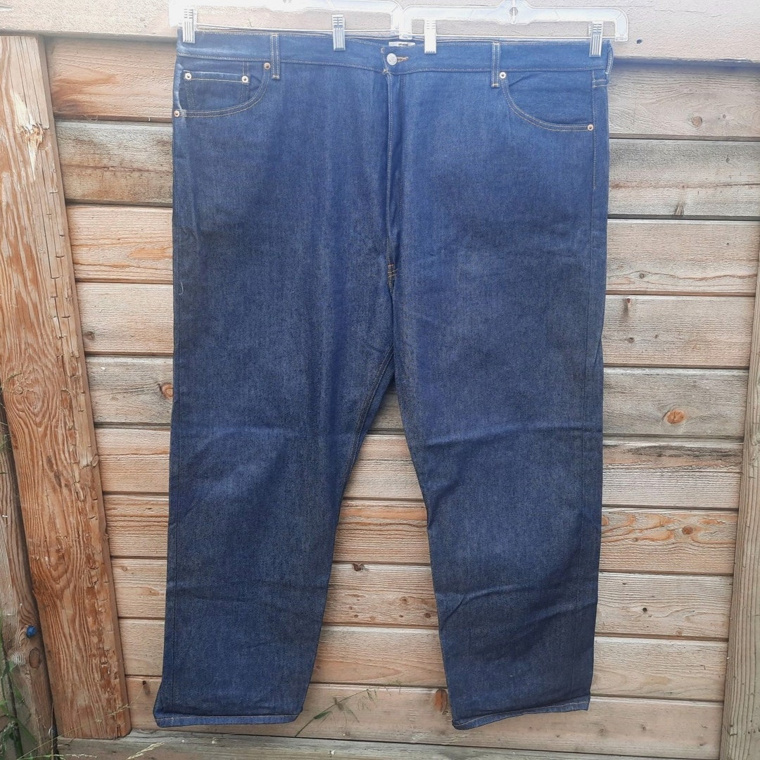 Vintage Levis Mens 501XX Blue Jeans Straight Leg Button Fly 1990s