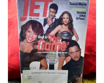 Vintage Jet Magazine The Game Cast Jan 17 2011