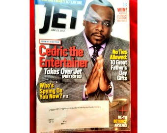 Vintage Jet Magazine Cedric The Entertainer Takes Over Jet June 25 2012