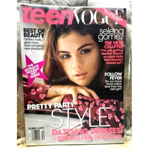 Teen Vogue Magazine Selena Gomez Original Publication Dec/JAN 2014 Out of Print