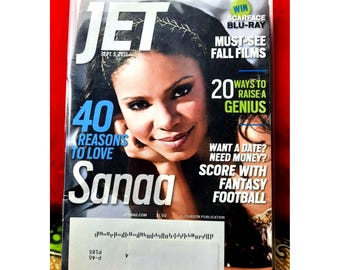 Vintage Jet Magazine Sanaa Lathan Sept 5 2011