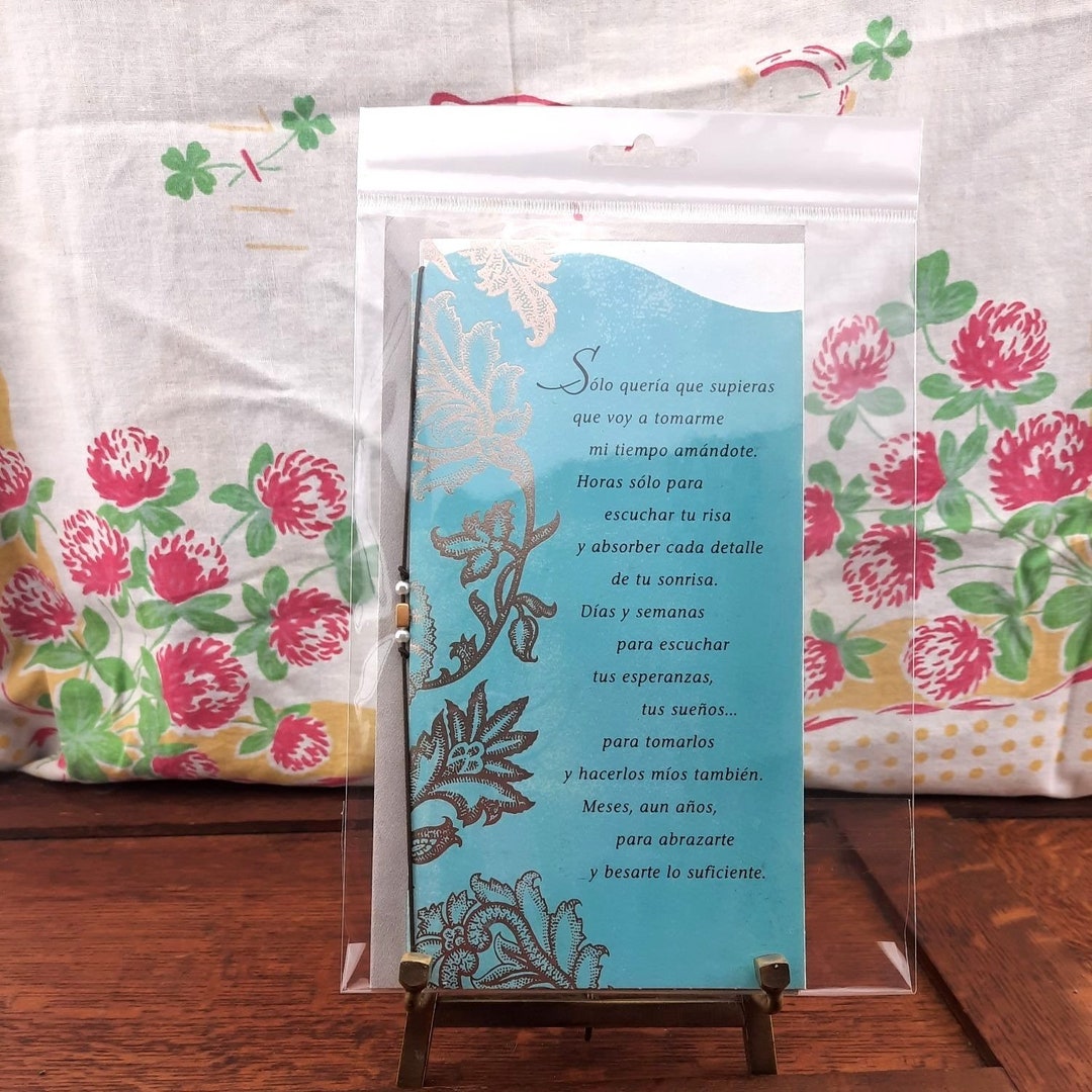 Hallmark Vida Spanish Mother's Day Beaded Floral Embossed Foil Cut Out ...