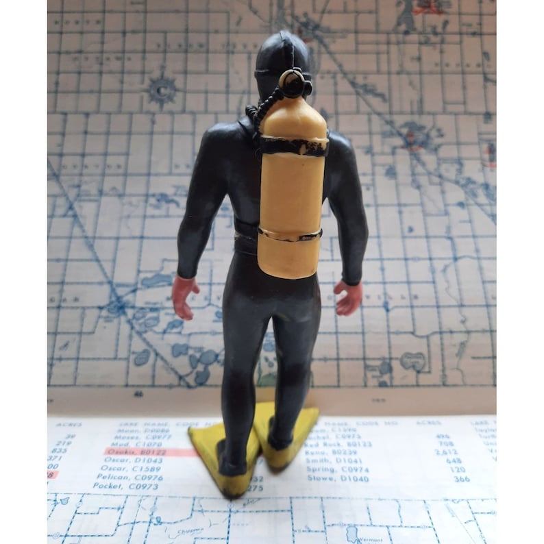 K&M Scuba Diver Toy Scuba Steve Lookalike 5.5 2008 Etsy