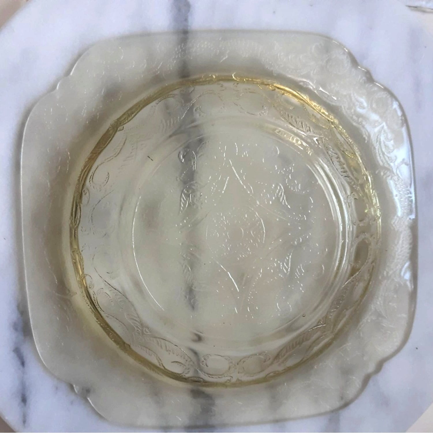 ヴィンテージ インディアナ フェデラル グラス マドリッド アンバー