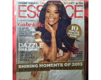 Revista Essence Gabrielle Union Diciembre 2013 Publicación original