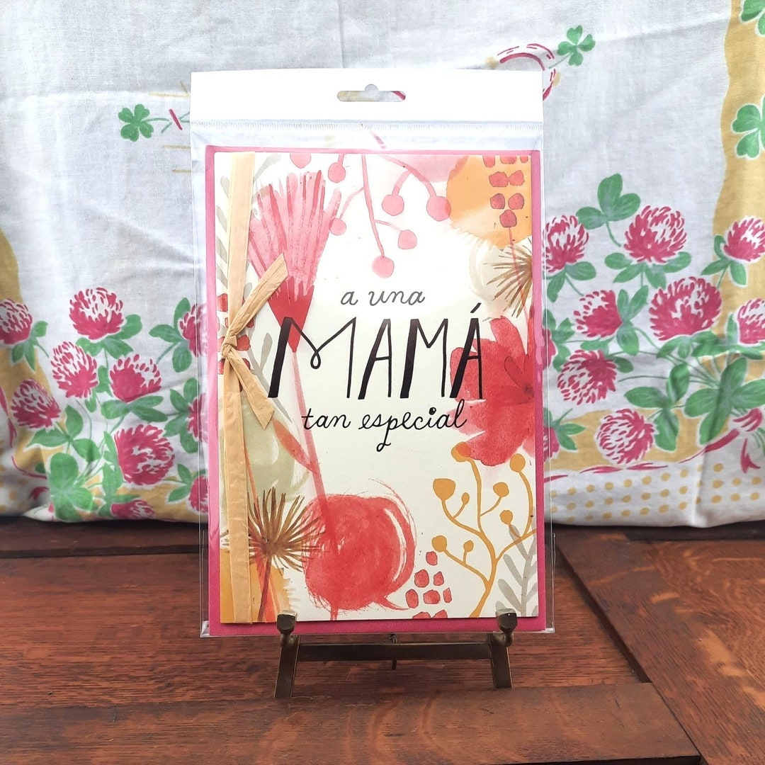 Hallmark Vida Spanish Mother's Day Card Raffia and Roses New With ...