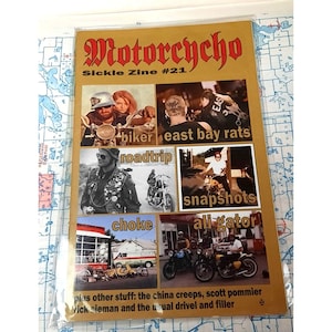 Vintage Motorcycho Sickle Zine No 21 April 2008 Original Publication Motorcycle Fanzine Magazine