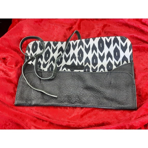 Funky Monkey Leather Envelope Clutch - image 2