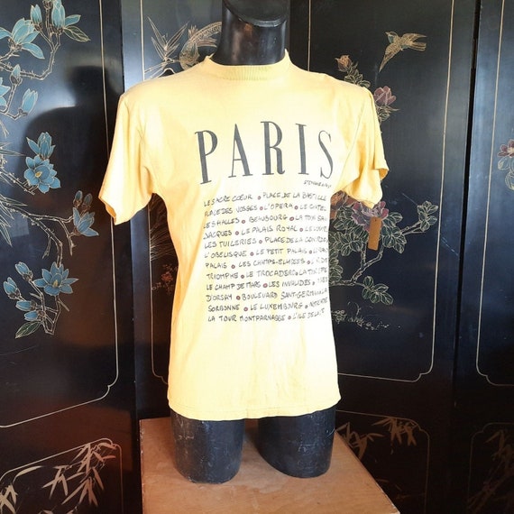 Mens Large Tshirt Paris Tourist Stephane De Paris… - image 1
