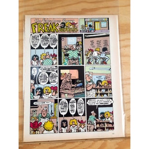 Vintage High Times Magazine Fabulous Furry Freak Brothers Comic Book Insert 1978 Gilbert Shelton Ted Mann Original Comic